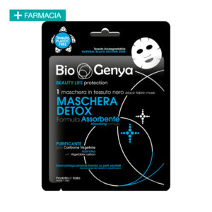 maschera al carbone vegetale biogenya