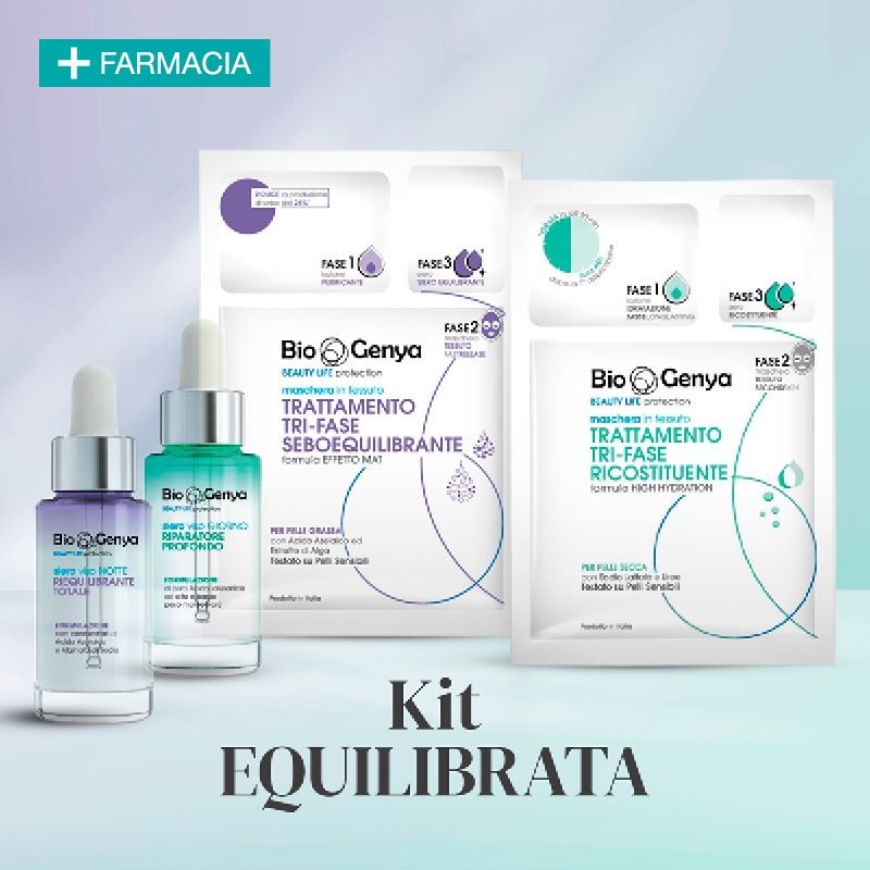 kit_pelle_equilibrata_biogenya kit sieri e maschere viso pelle equilibrata