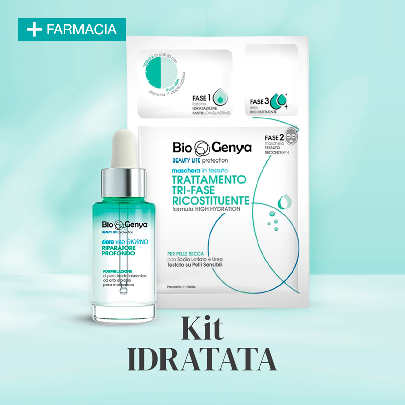 kit_pelle_idratata_biogenya kit maschera e siero viso per pelle idratata biogenya