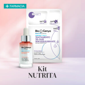 kit pelle viso siero e maschera nutriente